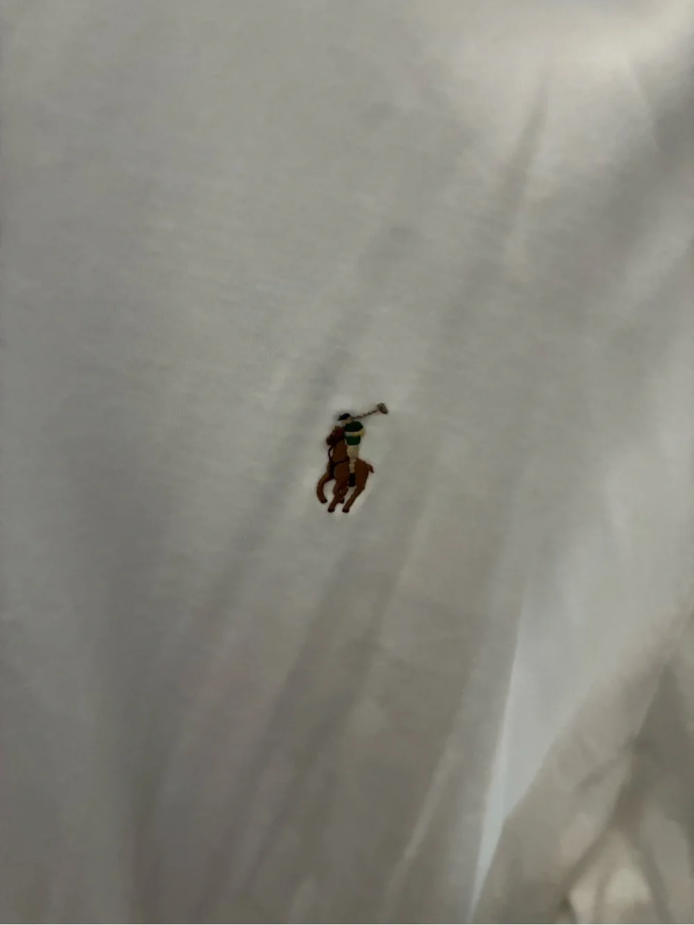 Ralph Lauren White Polo Shirt with Embroidered Pony